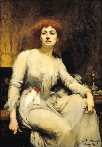 セヴェリンの肖像（1855-1929）1893 作： Amelie Beaury Saurel