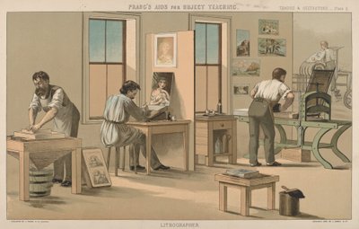 リトグラファー 作： American 19th Century