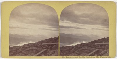 ワシントン山からのキアサージ山とダブルヘッド 作： American 19th Century