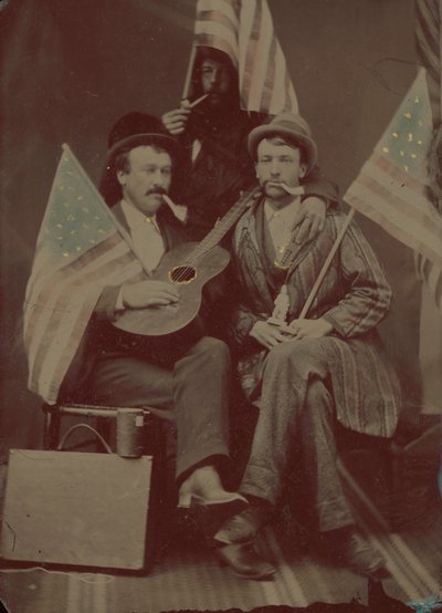 3 人の男性の肖像 作： American 19th Century