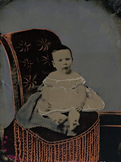 赤ちゃんの肖像 作： American 19th Century