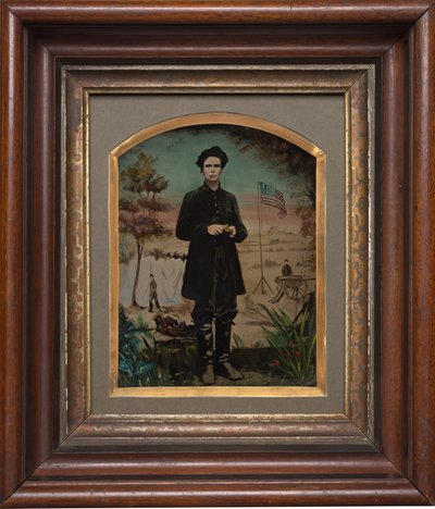 南北戦争の兵士の肖像 作： American 19th Century