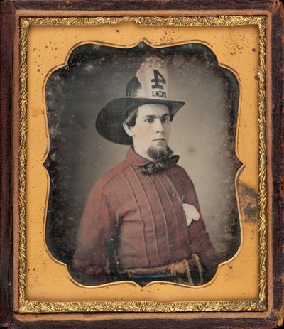 消防士の肖像 作： American 19th Century