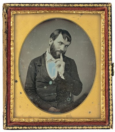 男の肖像 作： American 19th Century