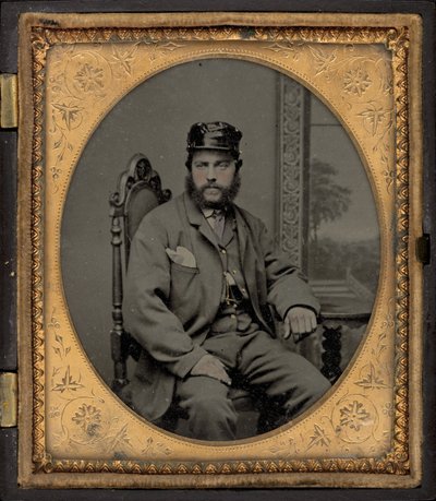 兵士の肖像 作： American 19th Century