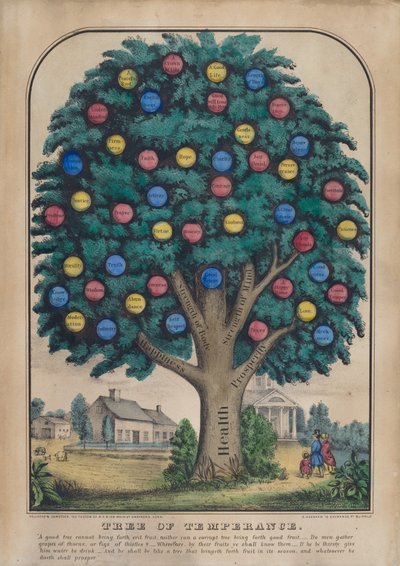節制の樹 作： American 19th Century