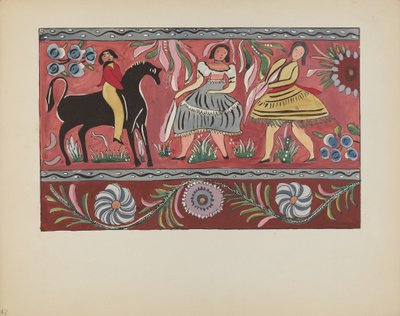 Plate 42: Painted Chest Design: From Portfolio "Spanish Colonial Designs of New Mexico"   1221712   ja       japanese Successfully Translated  Original: Chinese goldfish, 18th century Translat: Chinese goldfish, 18th century 1176451 ja japanese Successfull 作： American 20th Century