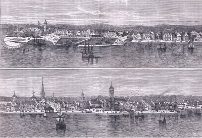19世紀半ばのニューヨーク、1900年頃にCassell, Petter & Galpin社から出版された『Cassells History of the United States』の図版（リトグラフ）。 作： American English school