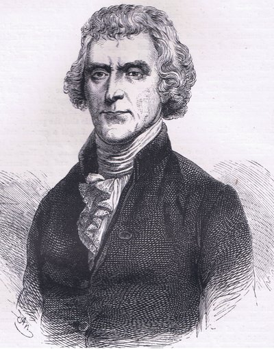 トーマス・ジェファーソン（1900年頃、Cassell, Petter & Galpin社発行のCassells History of the United Statesに掲載されたイラスト）（リトグラフ版 作： American English school