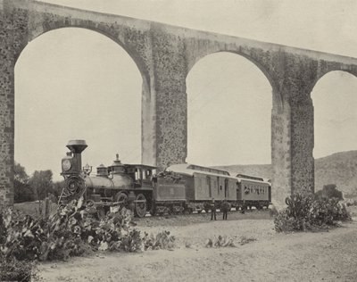 メキシコ・ケレタロ市の水道橋（モノクロ写真 作： American Photographer (after)