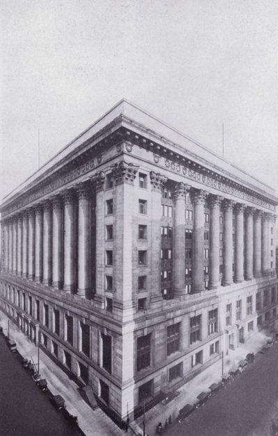 シカゴ市庁舎と郡庁舎（モノクロ写真 作： American Photographer (after)
