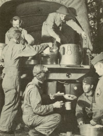 The Armored Forces of the United States Army」のイラスト（モノクロ写真 作： American Photographer (after)