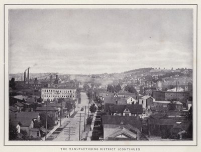 ニューヨーク州ジェームスタウン。The Manufacturing District（モノクロ写真 作： American Photographer (after)