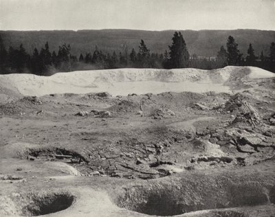 マンモスペイントポット、ワイオミング州イエローストーンバレー（モノクロ写真 作： American Photographer (after)