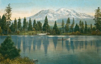 レザボア湖からのマウント・シャスタ（写真 作： American Photographer (after)
