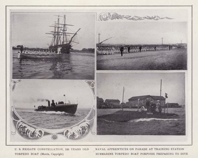 ロードアイランド州ニューポート米国フリゲート艦コンステレーション 作： American Photographer (after)