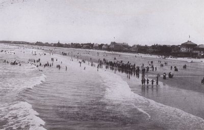 メイン州オールドオーチャードビーチオールドオーチャードビーチ（モノクロ写真 作： American Photographer (after)