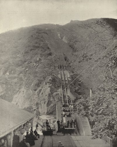 カリフォルニア州パサディナ山岳鉄道（モノクロ写真 作： American Photographer (after)
