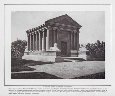 カリフォルニア州サンフランシスコスタンフォード大学、スタンフォード・トゥーム（モノクロ写真 作： American Photographer (after)