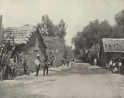メキシコ・サンタアニータの街並み（モノクロ写真 作： American Photographer (after)
