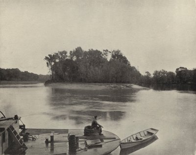 ノースカロライナ州のロアノーク川（モノクロ写真 作： American Photographer (after)