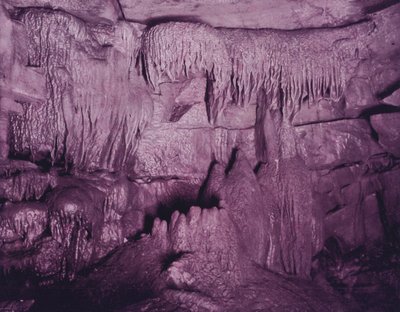 The Throne, Wyandotte Cave (モノクロ写真) 作： American Photographer (after)