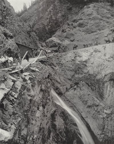Tollgate Ouray and Silverston Tollroad (モノクロ写真) 作： American Photographer (after)