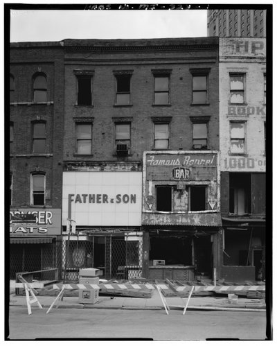 70-72 Monroe Avenue (Commercial Building), Detroit, Michigan (白黒写真) 作： American Photographer