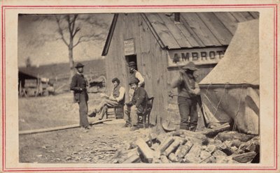 A.J.ポーター・アンブロタイプ・スタジオ、1860年代（写真） 作： アメリカの写真家