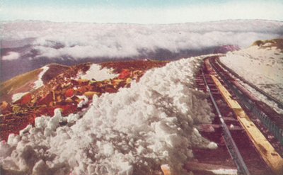 雲の上、パイクスピーク山頂より、高度 作： アメリカの写真家