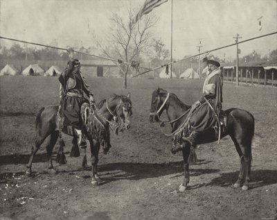 ワイルドイーストショーのアラブの槍兵 作： American Photographer