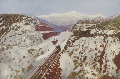 カリフォルニア州コースト山脈山頂のカホン・パス・パス（カラー写真） 作： アメリカの写真家