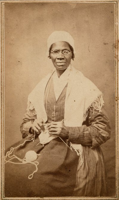 ソジャーナトゥルースの名刺、1864年 作： American Photographer