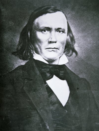 クリストファー・「キット」・カーソン、1845年頃（モノクロ写真 作： American Photographer