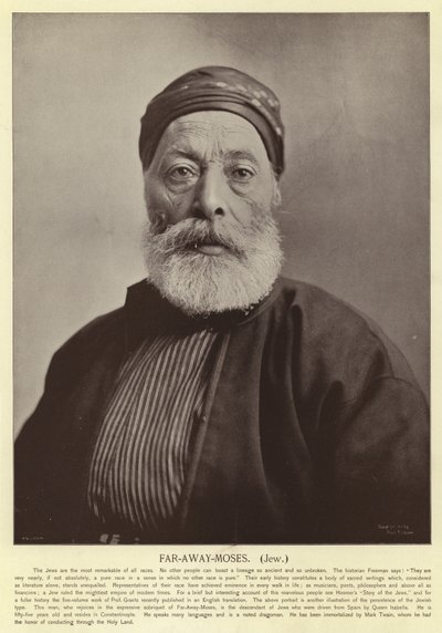 遠いモーセ、ユダヤ人 作： American Photographer