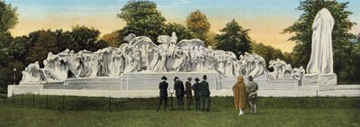 時間の噴水、ワシントンパーク（カラー写真） 作： American Photographer