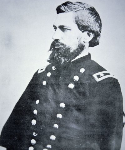 オリバー・オーティス・ハワード将軍（1830-1909）（モノクロ写真 作： American Photographer