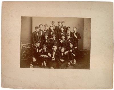 Hagers Class of the 61 19 in number、c.1870（sepia photo） 作： American Photographer
