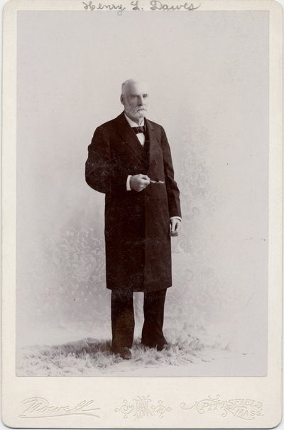 Henry Laurens Dawes（1816-1903）、US Senator、photo by Nowell、Pittsfield、Massachusetts（アルブメン写真） 作： American Photographer