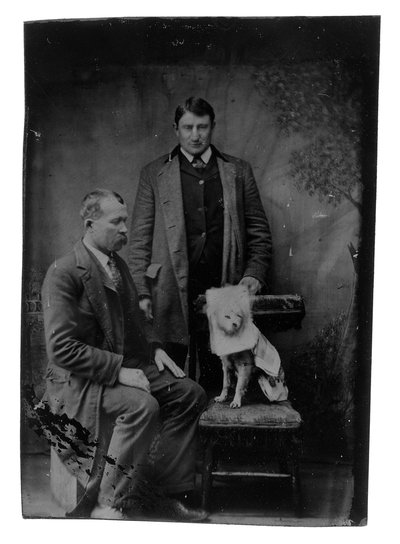 ホーナス・ワグナーとその友人、1898年頃（鉄板写真） 作： American Photographer