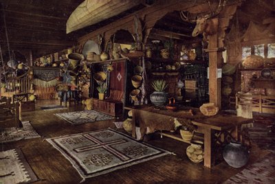 インテリアインドの建物、アルバカーキ、ニューメキシコ（色の写真） 作： American Photographer