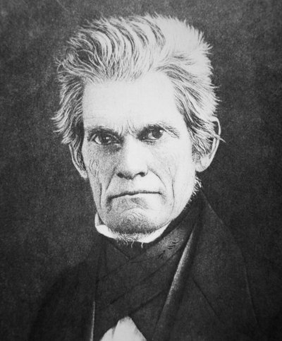 ジョン・C・カルフーン（1782-1850）（モノクロ写真 作： American Photographer