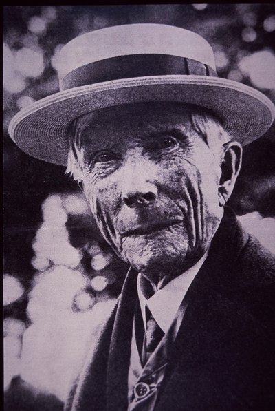 ジョン・D・ロックフェラー、1930年頃（モノクロ写真 作： American Photographer