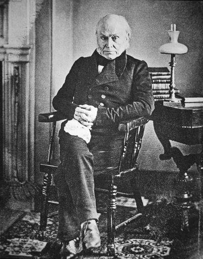 ジョン・クインシー・アダムス（1767-1848） 1847年（ダゲレオタイプ 作： American Photographer