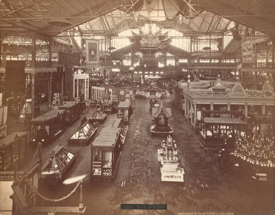 1876年の百年記念国際博覧会の本館、フィラデルフィア（銀製アルバム・プリント 作： American Photographer