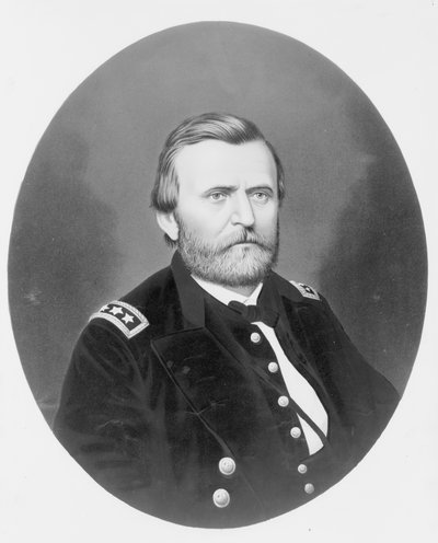ユリシーズ・S・グラント少将、1866年（クロモリソグラフ） 作： American Photographer