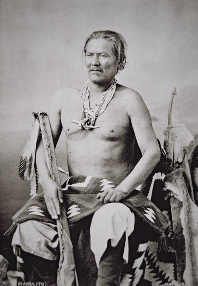 マヌエルイト（1818～93）ナバホ族の首領 1870～84年 作： American Photographer