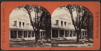 ムーンズレイクハウス、サラトガレイク、ニューヨーク、c.1869-80 作： American Photographer