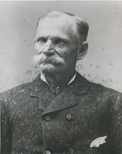 チャールズ・アール・ボレス、通称「ブラック・バート」（1829年～1917年）の肖像（モノクロ写真 作： American Photographer