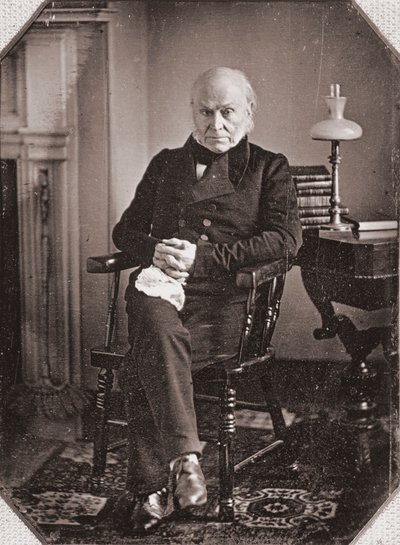 ジョン・クインシー・アダムズの肖像 1840年代頃（ダゲレオタイプ） 作： American Photographer